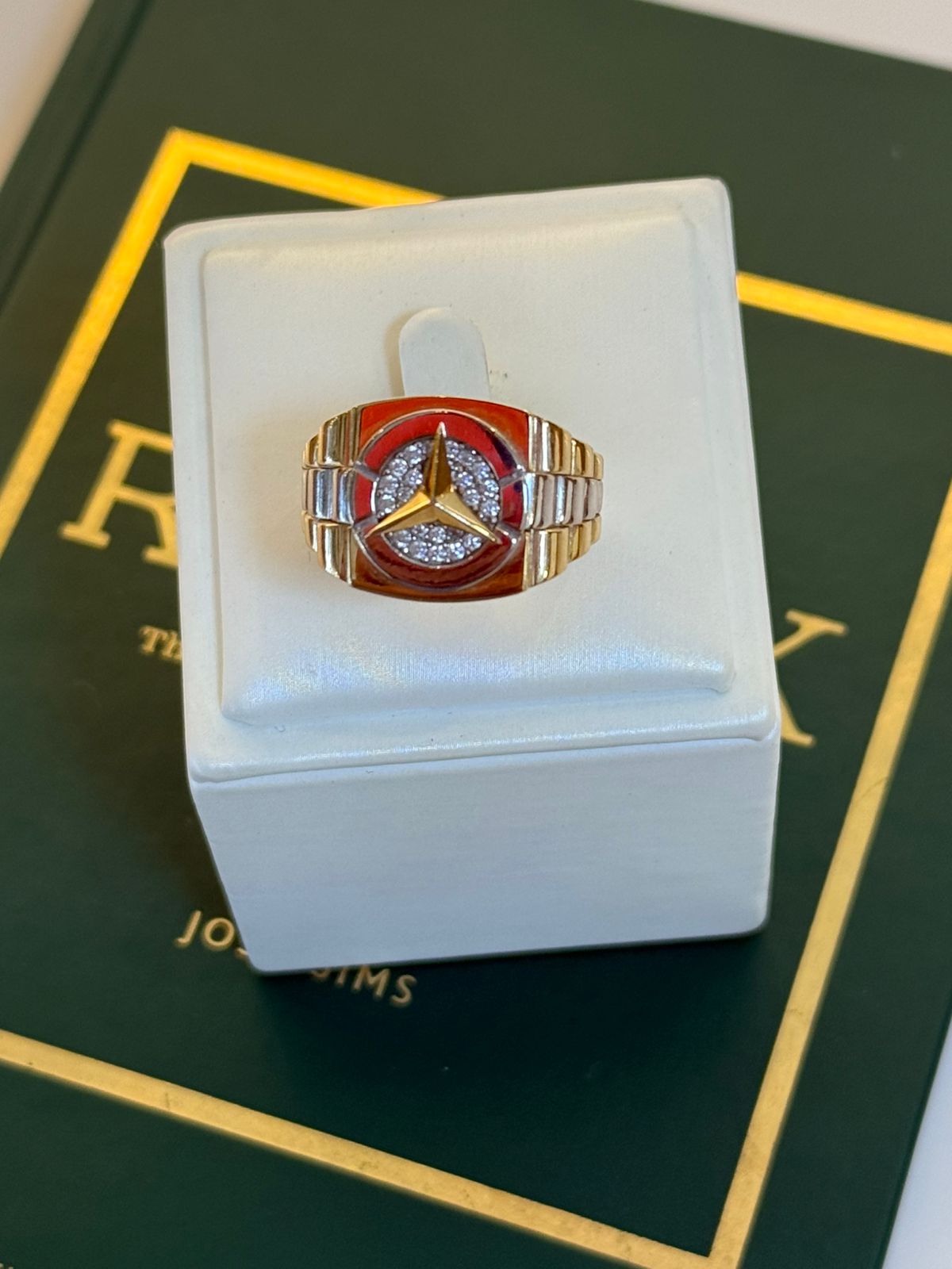 ANILLO MERCEDEZ BENZ H 14K 8.9G